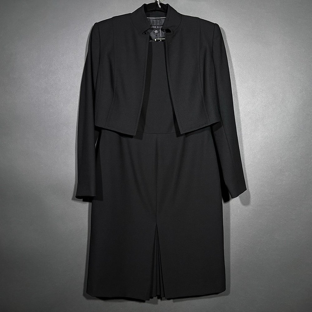 NWT Anne Klein‎ Two Piece Poetry Jacket/Dress Stretch Petite Size 4P